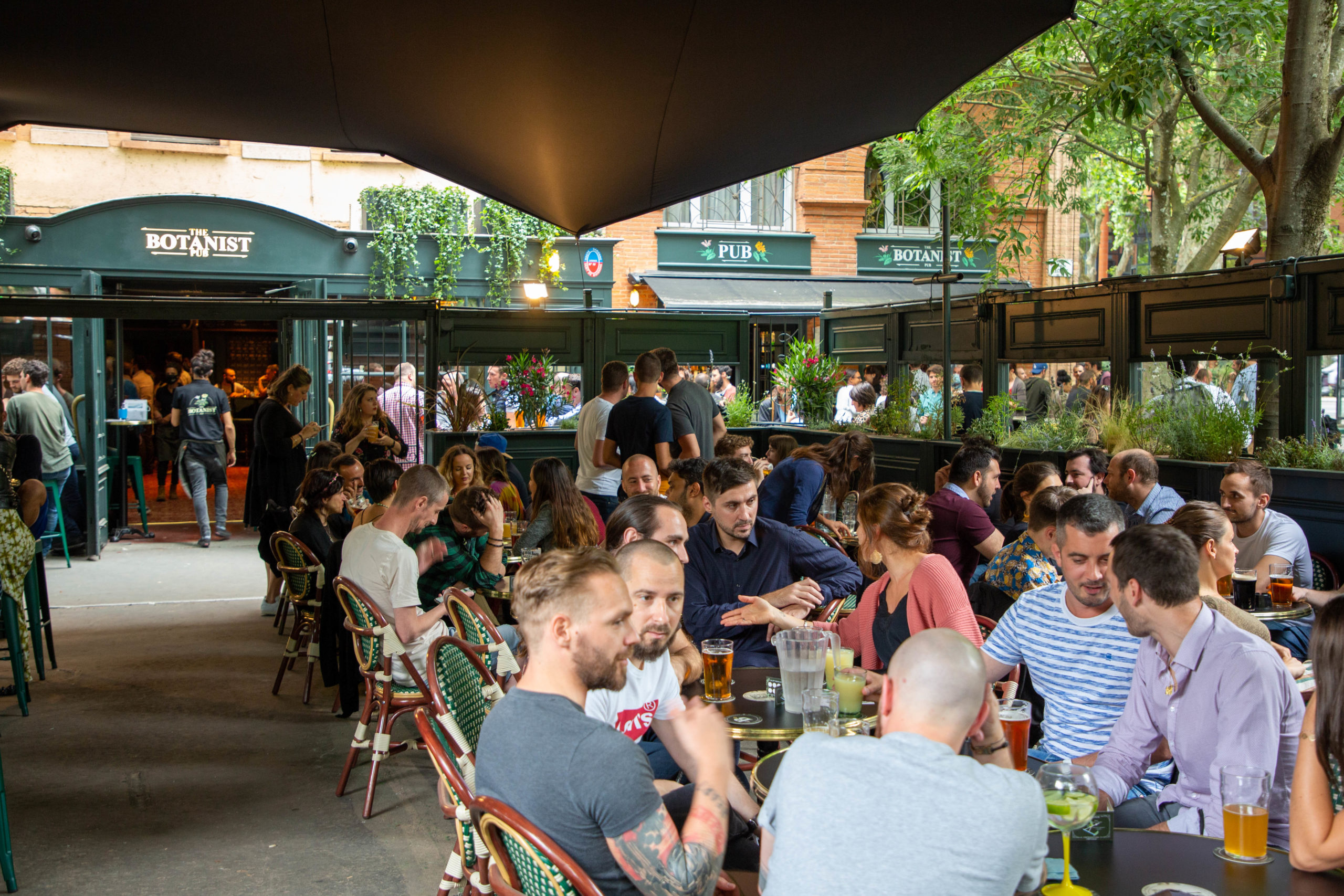 the botanist pub bar soiree ouverture opening toulouse terrasse couverte